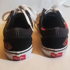 Vans Shoes Vans Anim Naruto Clouds Custom Akatsuki Shoes - Main Image